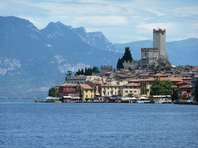 Vista al lago desde Malcesine
