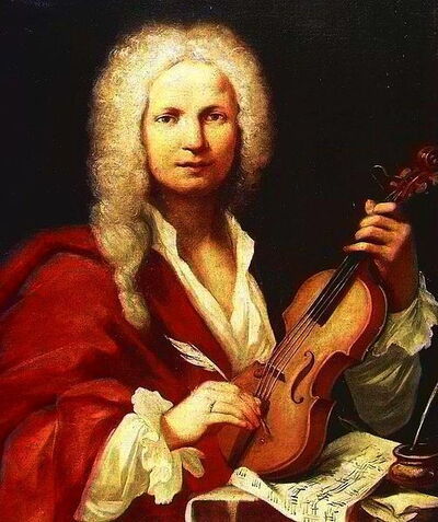 Pintura de Vivaldi de joven