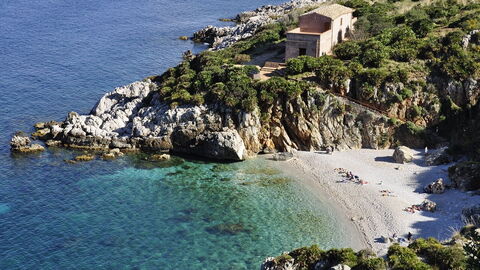 Una playa de Sicilia