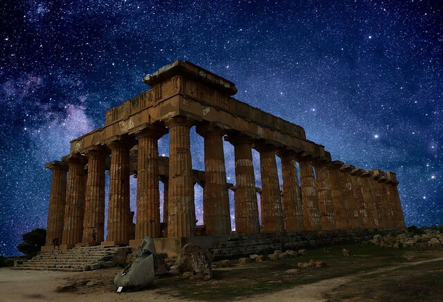 Templo griego en Sicilia