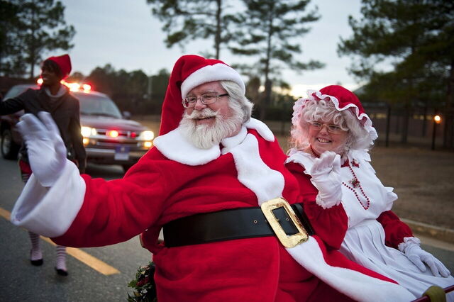 Santa y señora Claus