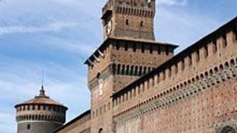 Muralla del castillo de Sforza