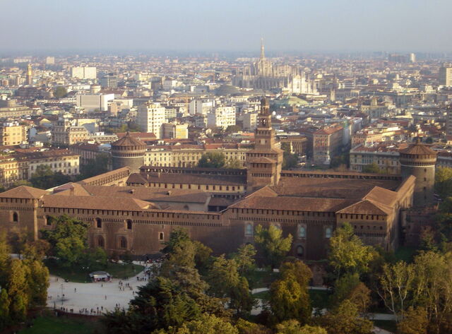 Castillo de Sforza en Milán