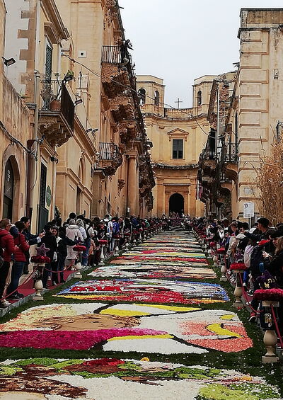 Infiorata en Noto