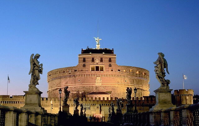 Castillo de San angelo iluminado