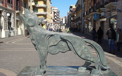 Lobo de la Sila por Mimmo Rotella