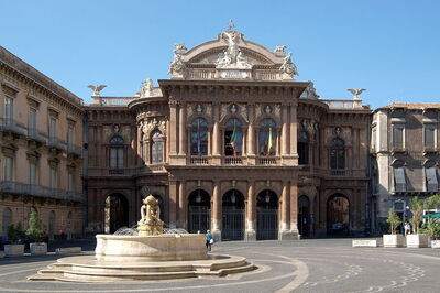 Teatro bellini en catania