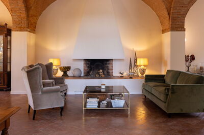 Villa Leone Reale, salón