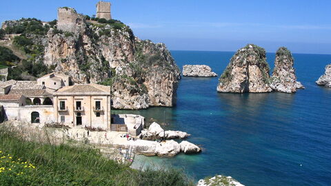 Scopello, vista