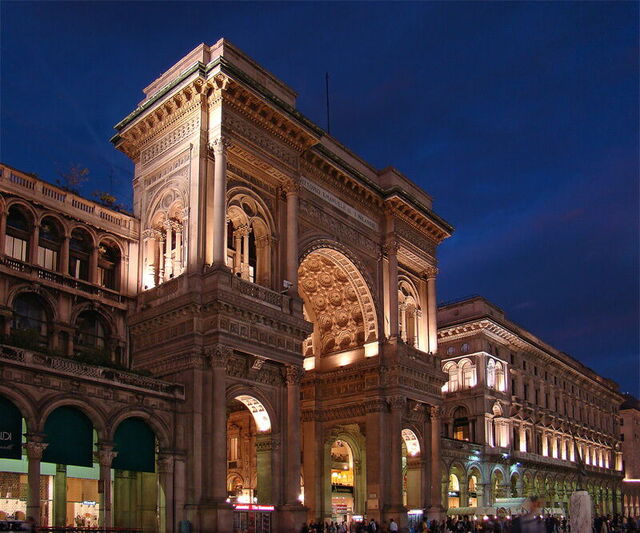 Centro comercial en Milán