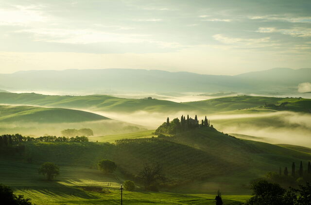 La campiña toscana