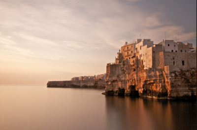 Atardecer en Polignano a Mare