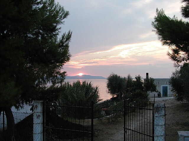 Puesta de sol sobre Gargano