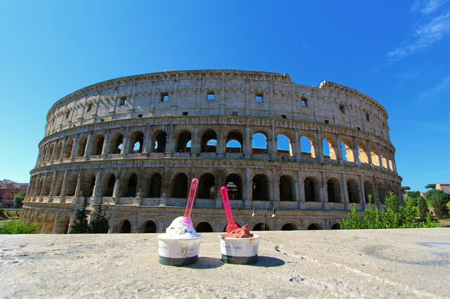 Gelato en Roma