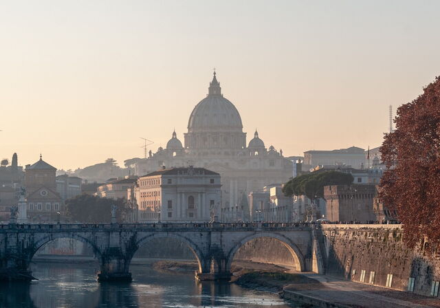 Roma al atardecer