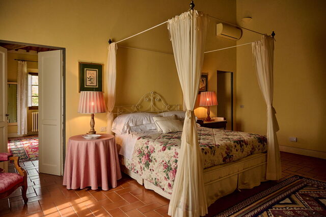Villa Marliana, dormitorio