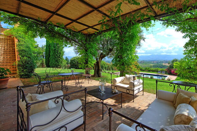 Villa Marliana, terraza