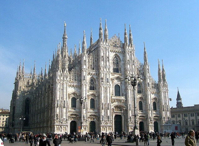 Vista de Milan duomo
