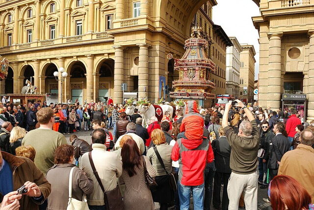 Florencia durante las celebraciones de Pascua