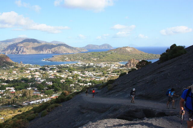 Vista sobre Vulcano