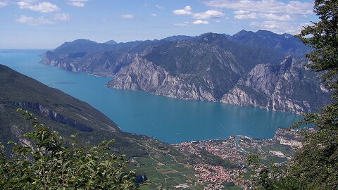 Vista sobre el Lago Garda