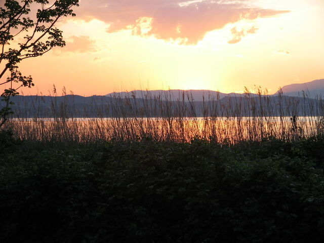 Atardecer en el Lago de Garda