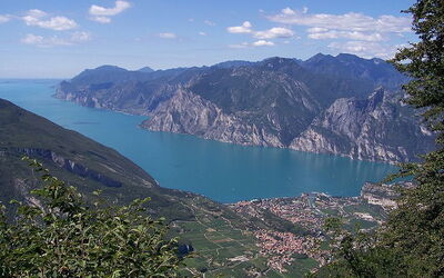 Vista sobre el Lago Garda