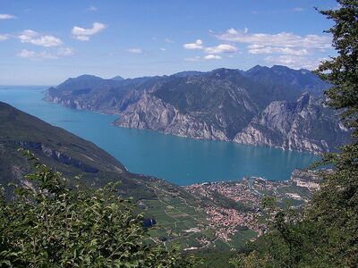 Vista sobre el Lago Garda