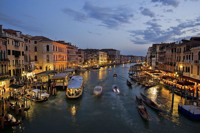 Gran Canal por la noche