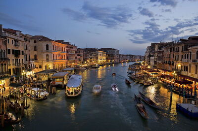 Gran Canal por la noche
