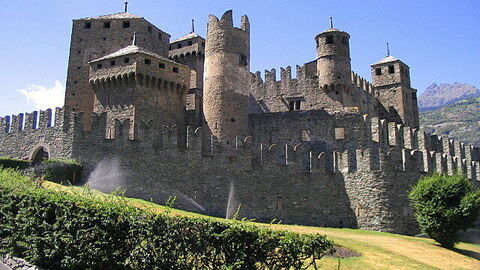 El bonito castillo de Fenis