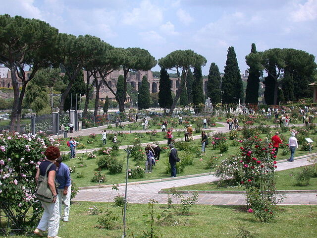 Jardín de Rosas en Roma