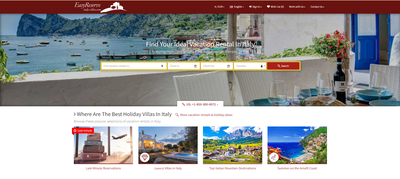 Villas de última minuto en Italia en la página web