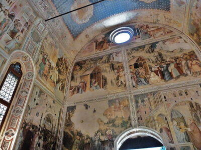 Techo y las paredes, del Oratorio de San Jorge, Padua