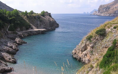 Bahía de Ieranto, agua