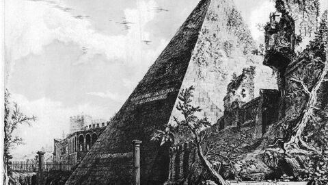 Piranesi, Pirámide de Cestio