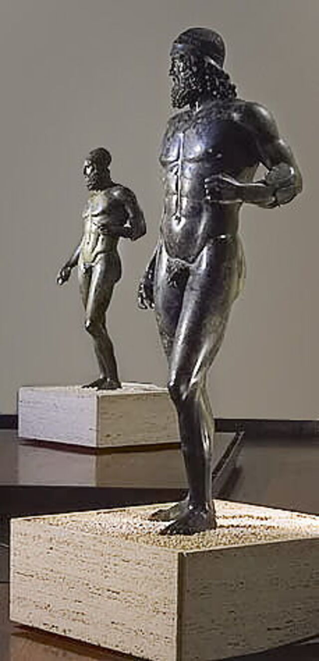 Estatua A y estatua B de Bronzi di Riace