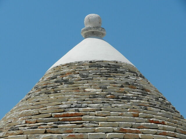 Un tejado trullo