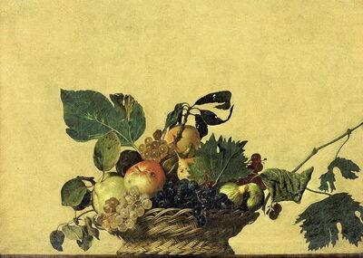 Caravaggio, Cesta de Frutas