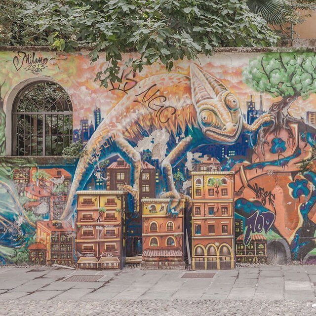 Arte callejero en Milán