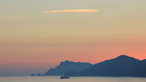 Atardecer en Praiano