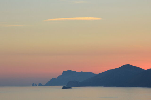 Atardecer en Praiano