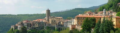 Vista de la ciudad de Nemi