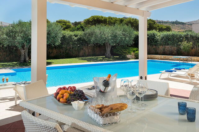 Villa Cornino, cena al aire libre