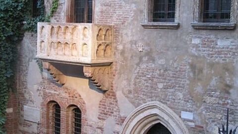 El supuesto balcón de Julieta en Verona
