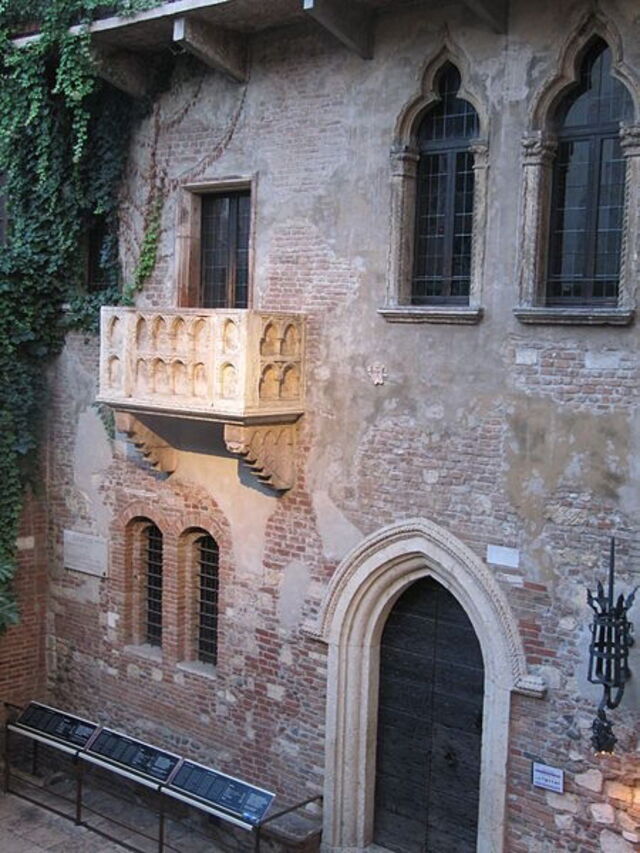 El supuesto balcón de Julieta en Verona