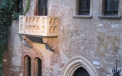 El supuesto balcón de Julieta en Verona