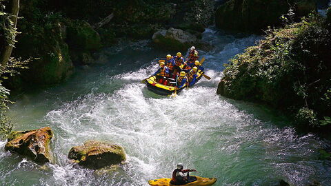 Rafting y kayak, Cascadas de Marmore