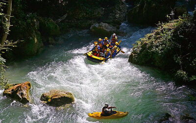 Rafting y kayak, Cascadas de Marmore