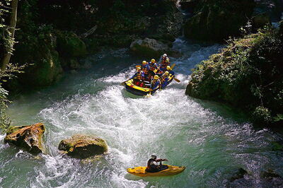 Rafting y kayak, Cascadas de Marmore